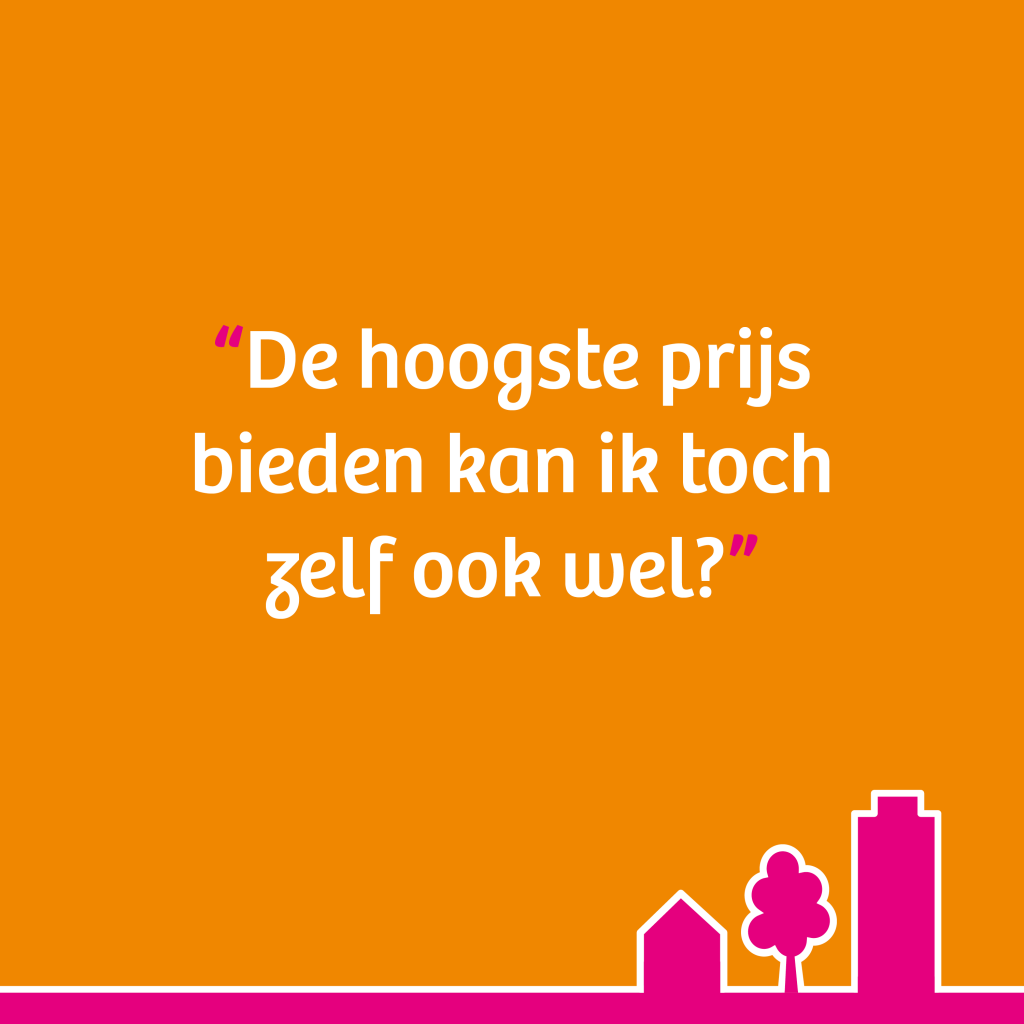 Hoogste prijs bieden
